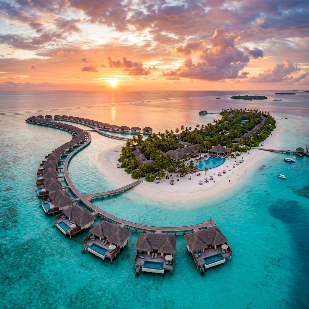 Luxury tropical resort with crystal clear water — TrendyExplore